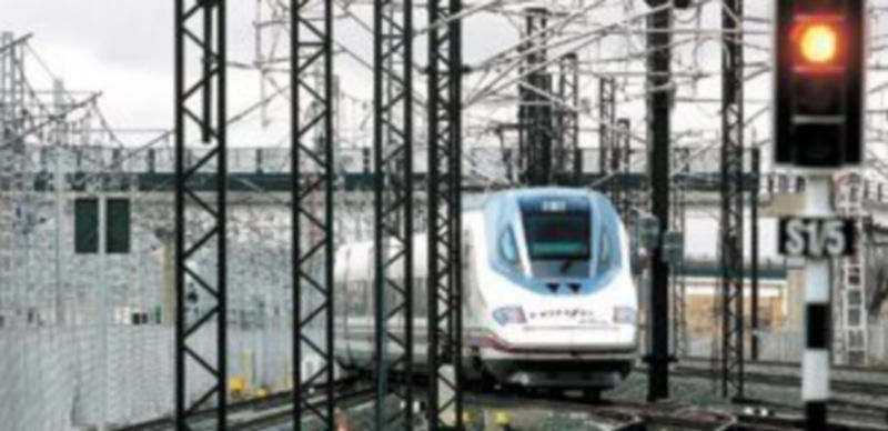 Un tren de Alta Velocidad (AVE)