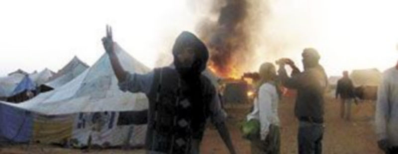 El campamento de protesta de El Aaiún