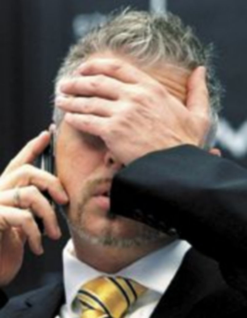 La prima de riesgo batió ayer un nuevo récord desde la creación del euro y llegó a alcanzar los 403 puntos básicos una hora después de la apertura de la sesión. / Efe