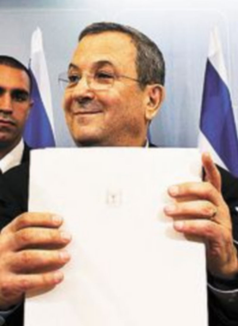 Barak dio ayer la sorpresa.