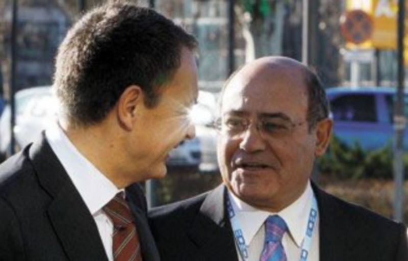 Las relaciones entre el presidente Zapatero y el líder de la CEOE