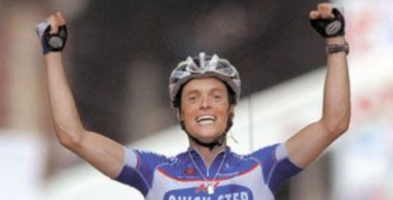 El corredor del Quick Step entró en solitario en la meta de Spa. / Efe