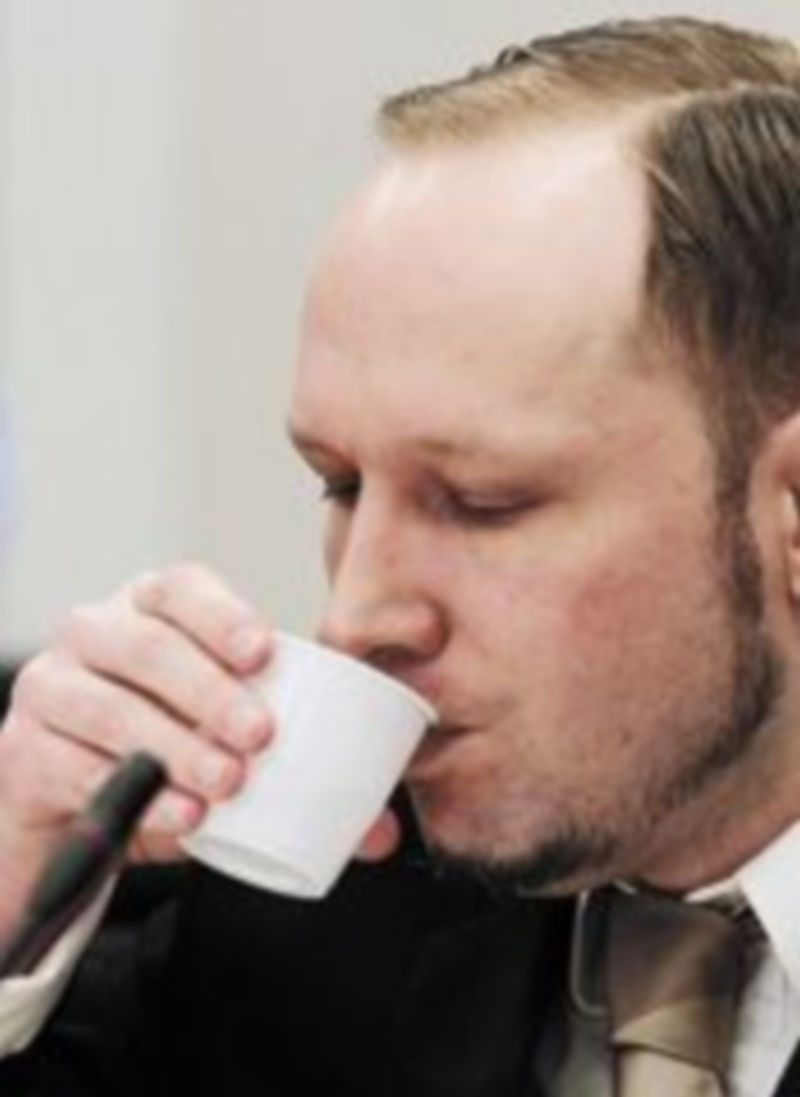 Anders Breivik no perdió la calma durante la segunda sesión del juicio que se celebra contra él. / Reuters.