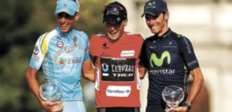 Los tres primeros de la clasificación general