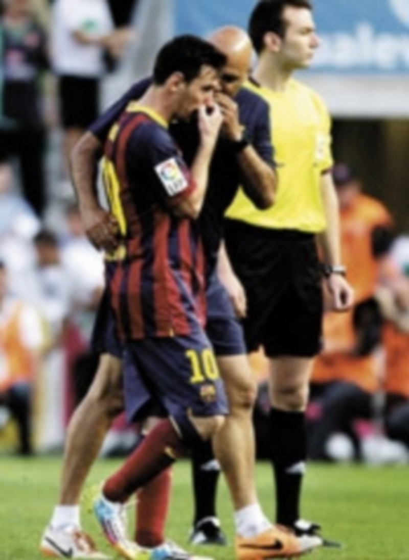 Leo Messi no fue capaz de batir a la defensa ilicitana durante los 90 minutos. / Reuters