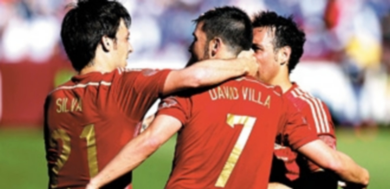 El atacante fue el autor de los dos tantos en el amistoso disputado ante El Salvador. / G. Cameron (Reuters)