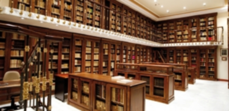 Interior de la sede de la Real Academia Española. / EFE