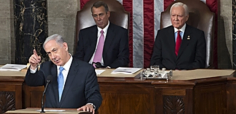 El jefe del Ejecutivo israelí compareció en el Congreso de los Estados Unidos tras recibir la invitación de la mayoría republicana. / Efe