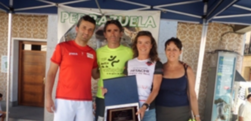 La atleta homenajeada