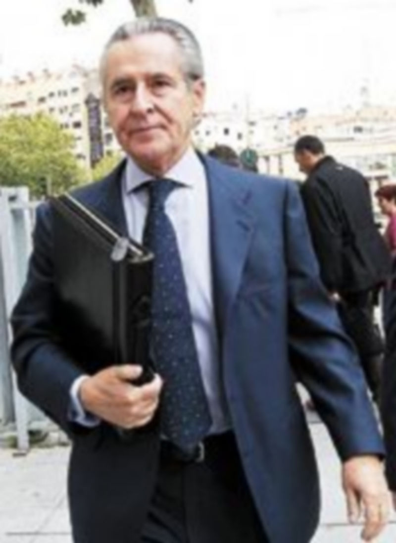 Miguel Blesa a su llegada a los juzgados de la Plaza de Castilla el miércoles. / Efe