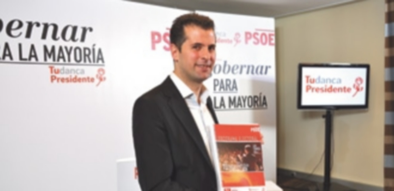 El candidato del PSOE a la Presidencia de la Junta