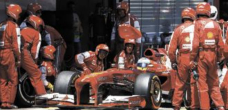 La escudería Ferrari es una de las que mejor se ha adaptado a las gomas del fabricante italiano. / Reuters