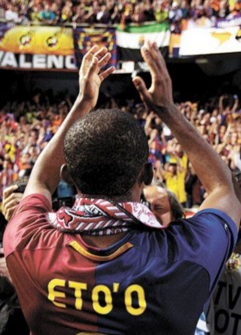 Eto’o quiere agotar su contrato con el Barcelona. / EFE