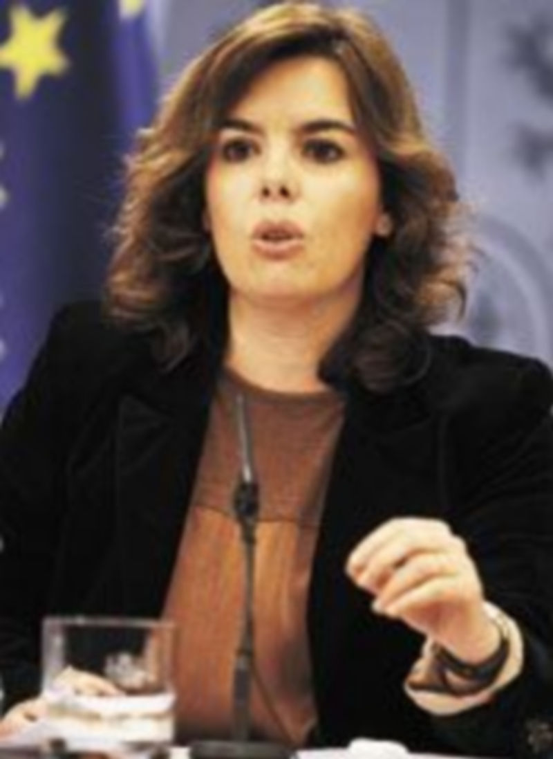 La vicepresidenta del Gobierno