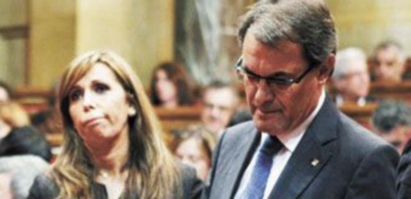 Los desencuentros entre la ‘popular’ Alicia Sánchez Camacho y el líder de CiU son constantes desde hace semanas. / Reuters