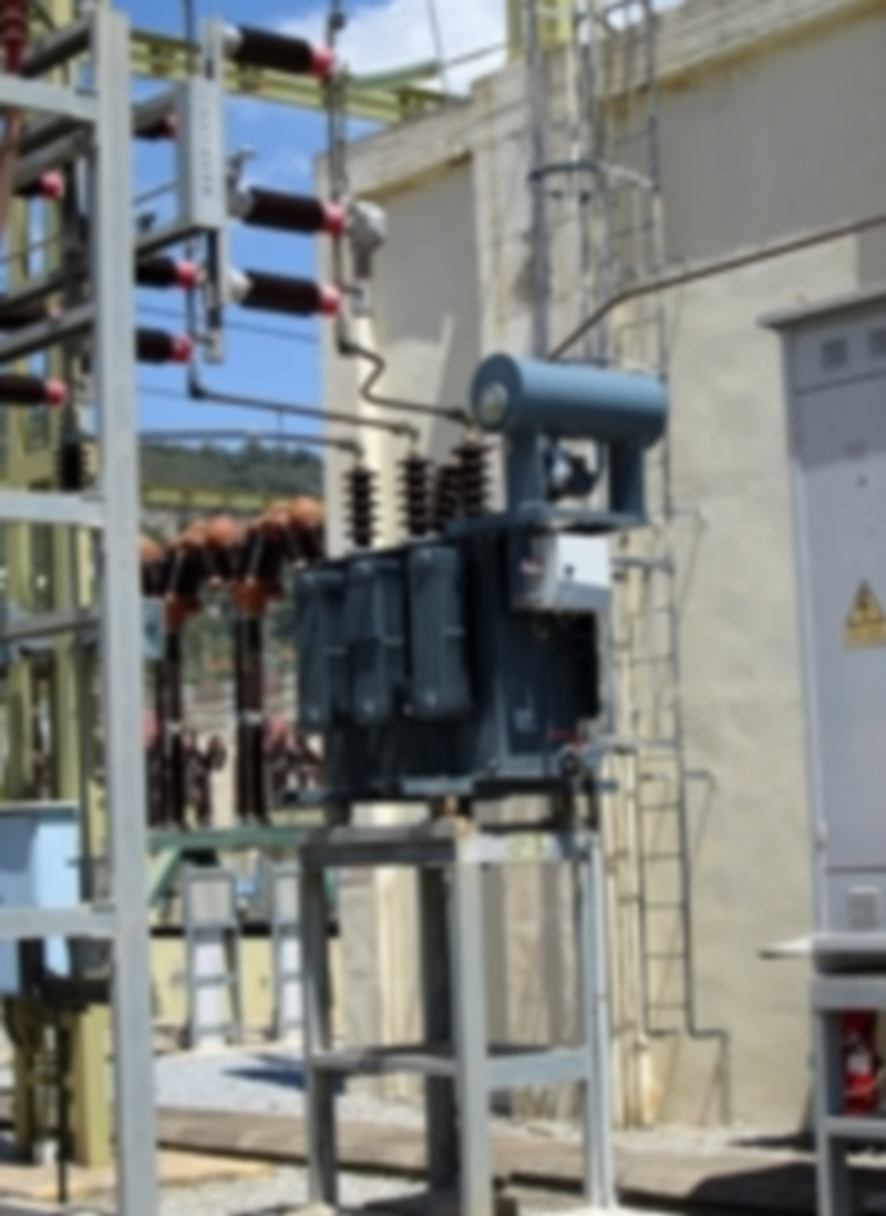 Detalle de la subestación de Sant Just Desvern