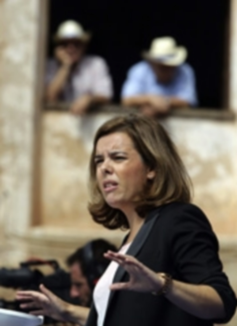 La vicepresidenta del Gobierno