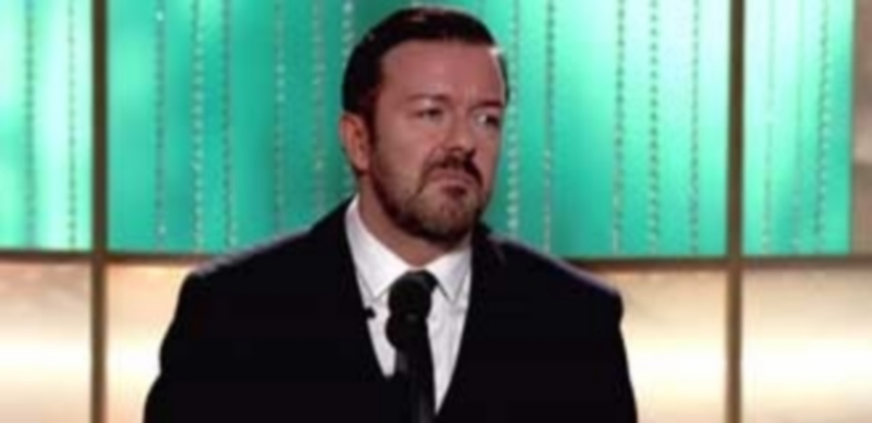 El mordaz comediante británico Ricky Gervais será el encargado de presentar la gala de los Globos de Oro. / Europa Press