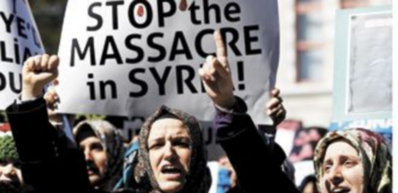 Las manifestaciones contra el régimen sirio se extienden desde Madrid hasta Turquía. / Osman Orsal (Reuters)