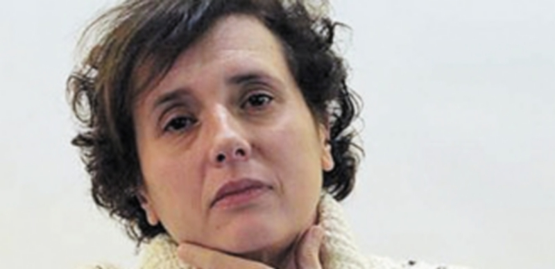 Teresa Romero durante su comparecencia cuando recibió el alta médica. / EP.