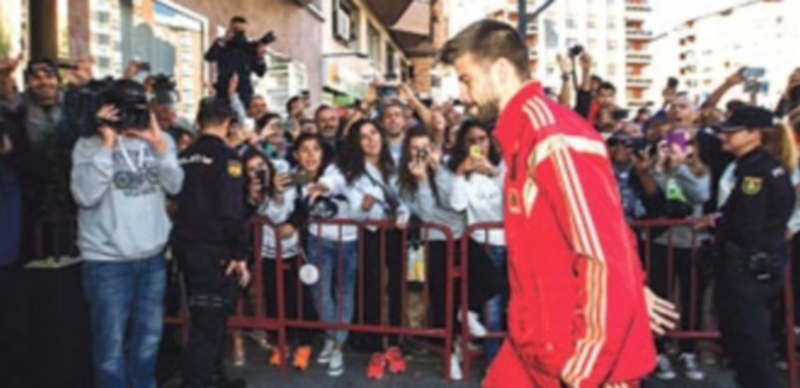 «No es la mejor experiencia, pero afronto los pitos con naturalidad» 1 Gerard Piqué volvió a centrar los focos del partido ante Luxemburgo en La Rioja