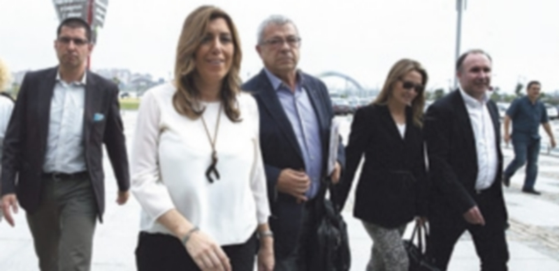 La presidenta en funciones de la Junta de Andalucía