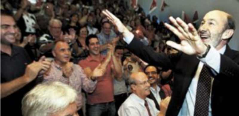 El candidato socialista a la Presidencia del Gobierno