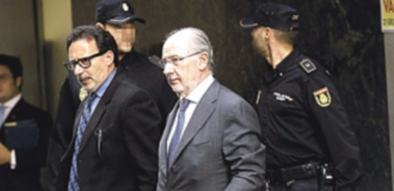 Rodrigo Rato el último en enfrentarse a las preguntas del juez Fernando Andreu. / Foto: Efe