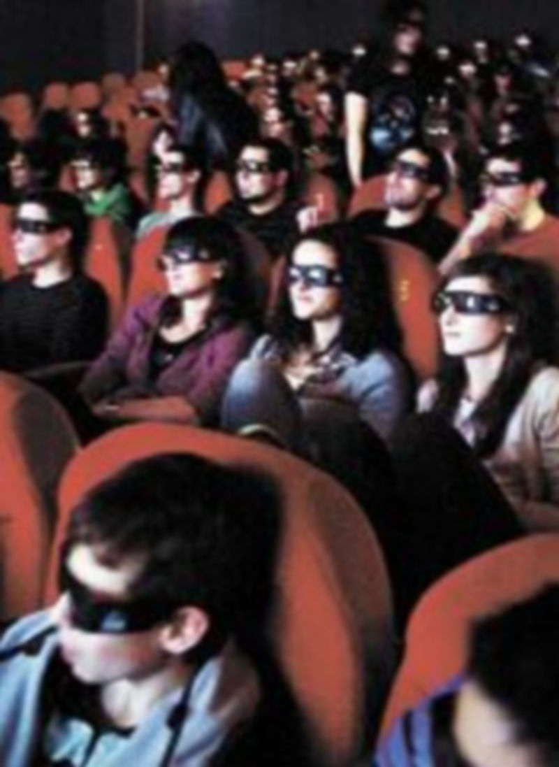 Espectadores en una sala de cine.