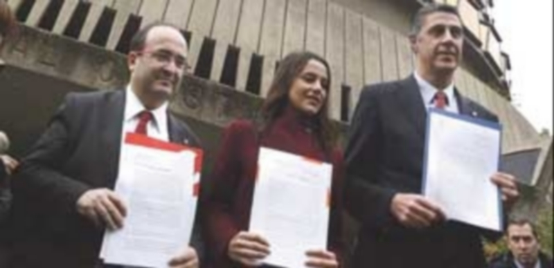 PP y C’s piden al Constitucional que evite el debate soberanista 1 Los líderes de PSC