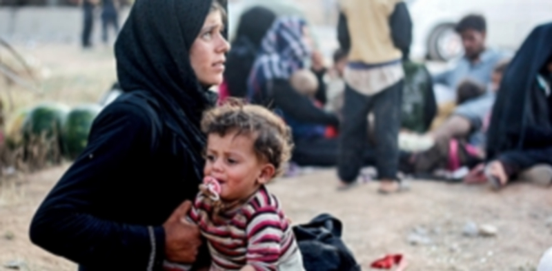 Matarín reafirma el compromiso del PSOE con la crisis de los refugiados 1 Los conflictos armados ha producido grandes movimientos de refugiados. / Efe