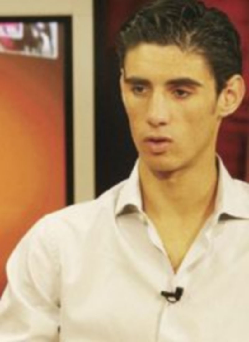 Víctor Barrio durante la entrevista en ‘Grana y Oro’. / Eva Garrido