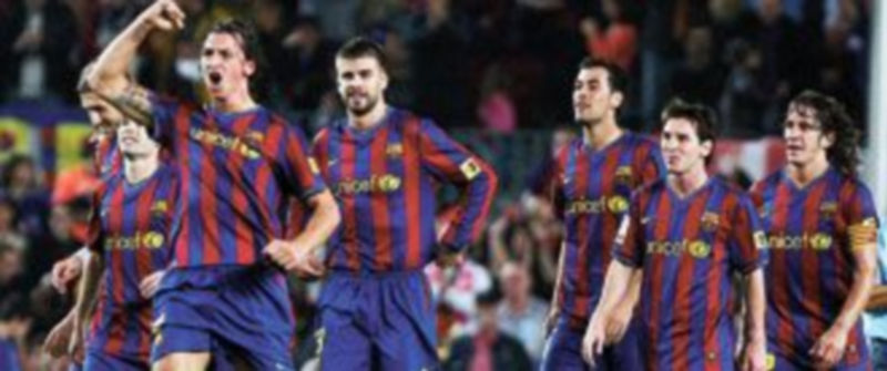 El sueco Zlatan Ibrahimovic firmó el segundo gol del conjunto de Pep Guardiola. / EFE