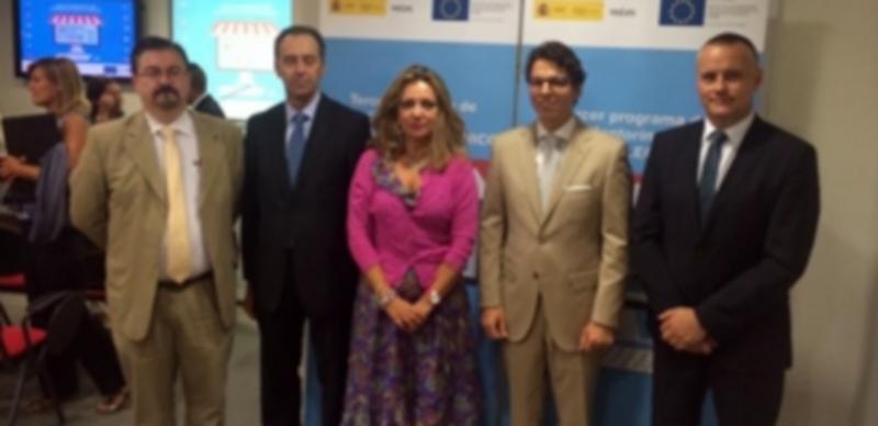 Acto de presentación del programa de ayudas ‘Mentoring en comercio electrónico’. / Europa Press