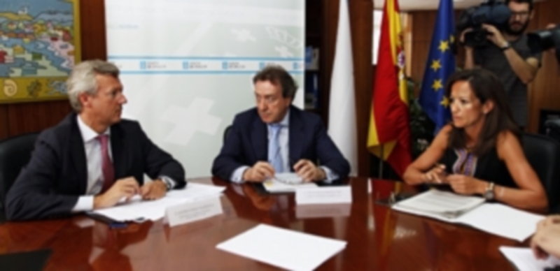 Castilla y León y Galicia planean ampliar su nivel de colaboración 1 Los consejeros de Presidencia de Galicia y de Castilla y León