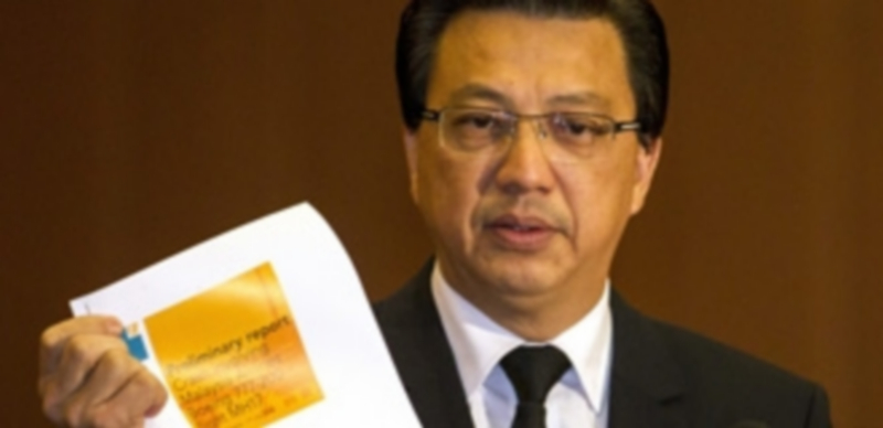 El ministro de Transportes malasio