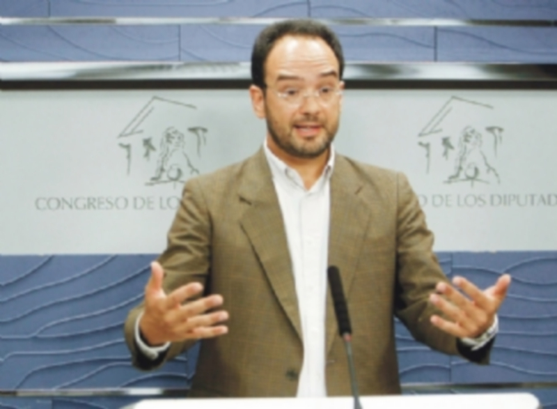 El portavoz del PSOE en el Congreso