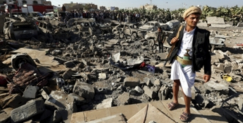 La aviación militar bombardeó el aeropuerto de Saná y poblados cercanos. / EFE