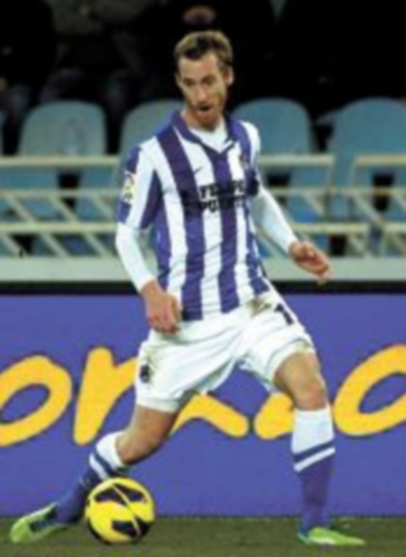 Zurutuza fue el autor del primer tanto del conjunto donostiarra. / Reuters