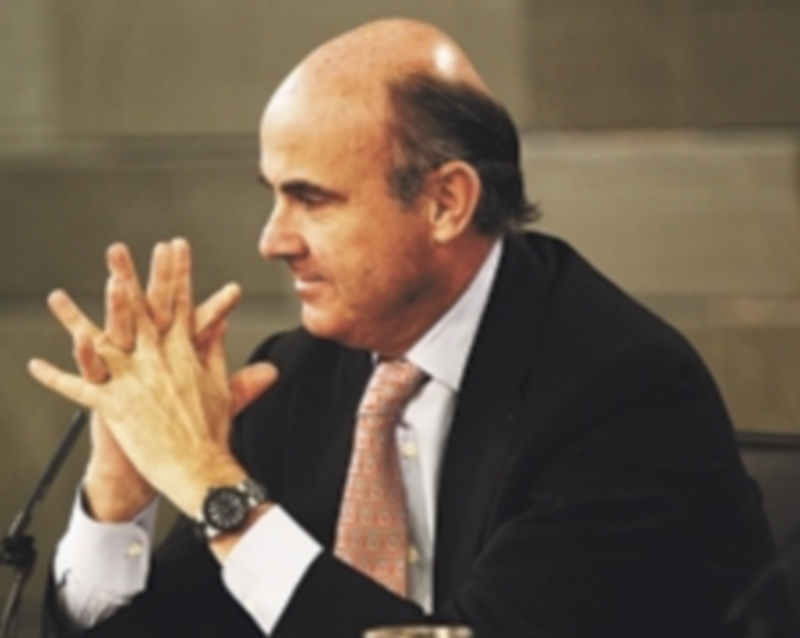 El ministro Luis de Guindos