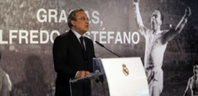 El presidente del Real Madrid