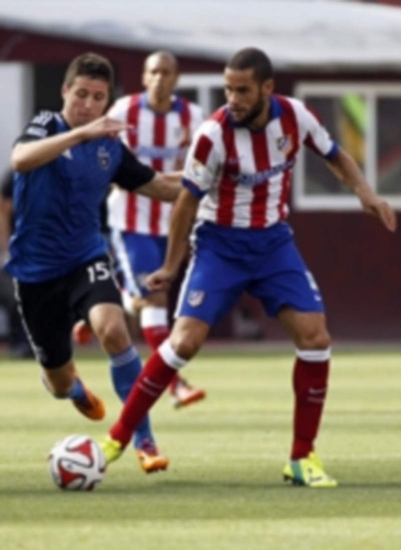 El jugador del Atlético de Madrid Mario Suárez