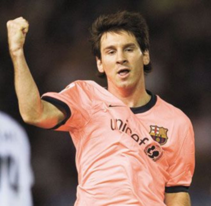 El astro argentino fue el máximo goleador con un ‘hat trick’. / s. ferrero (reuters)