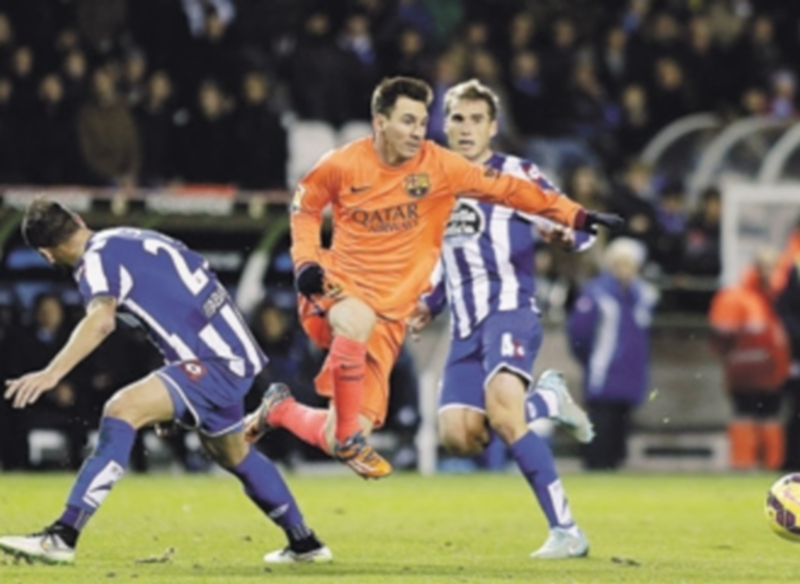 El delantero argentino del FC Barcelona Lionel Andrés Messi