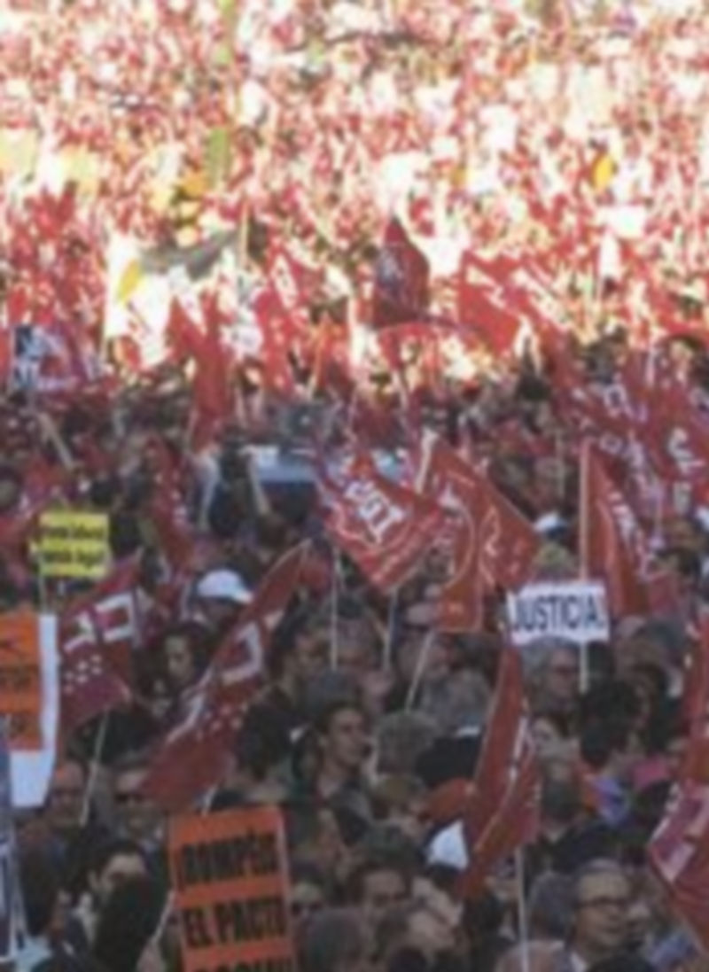 Imagen de la última huelga general