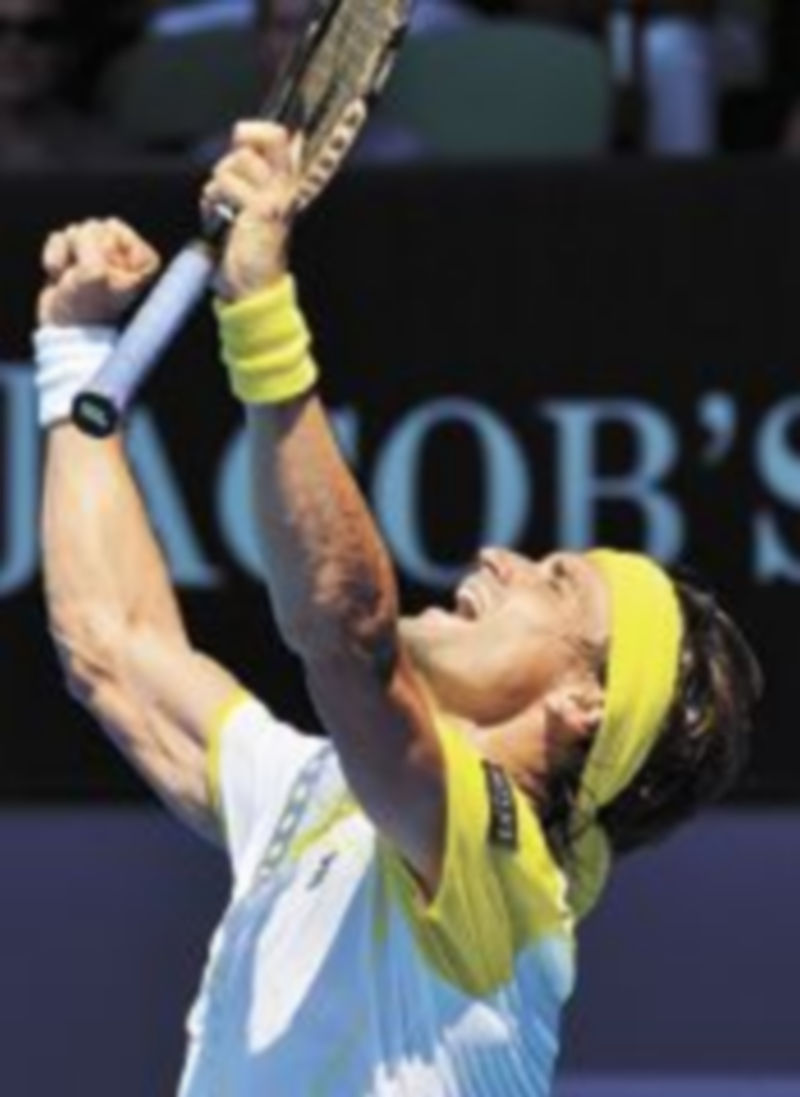 Ferrer no dio ninguna opción al nipón Nishikori. / AFP