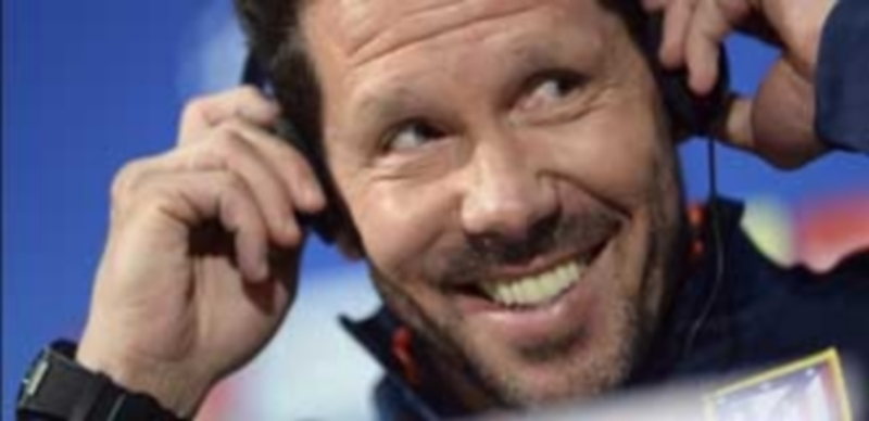 El entrenador del Atlético de Madrid