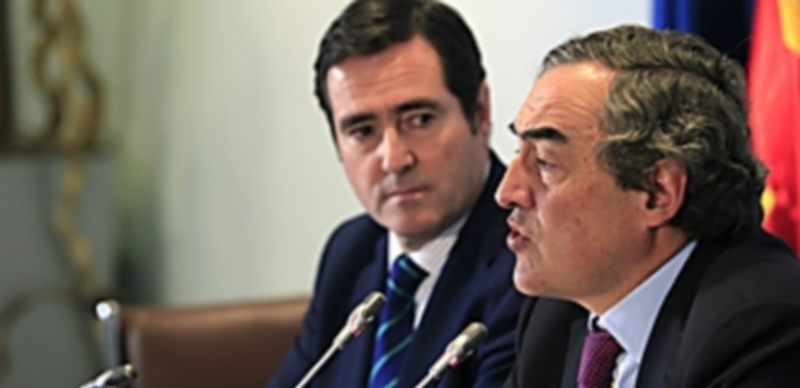 El presidente de CEOE