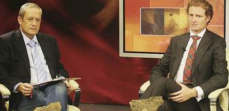 José Luis Moreno durante la entrevista en ‘Grana y Oro’. / Óscar Navarro