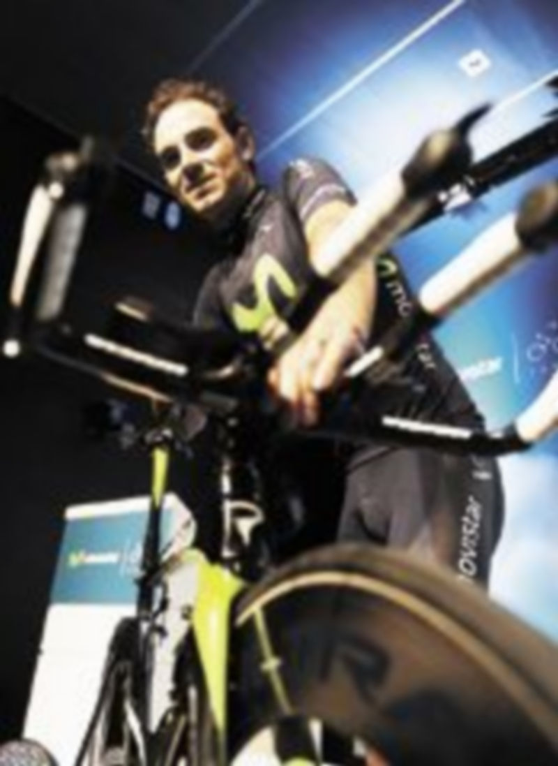 Valverde confía en cumplir un buen papel en la carrera francesa. / Afp